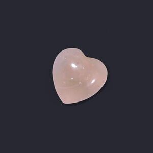 Rose quartz heart